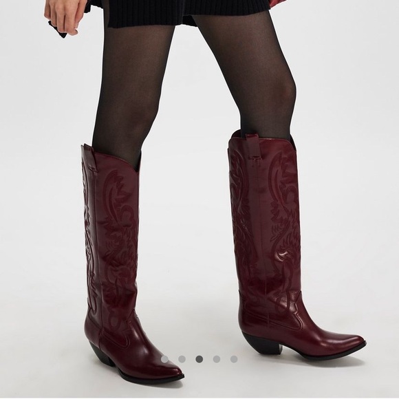 Jeffrey Campbell Finn Tall Western Boots - Picture 7 of 12